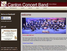 Tablet Screenshot of cantonband.com